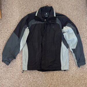 Champion Men’s Black And Gray Jacket Size Medium